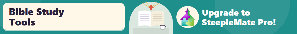 Bible study tools in SteepleMate Pro.